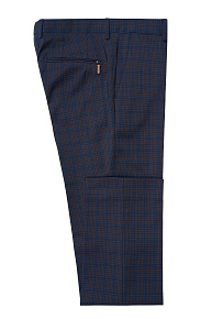 Брюки темно-синие в клетку (RD 1811 Blue)