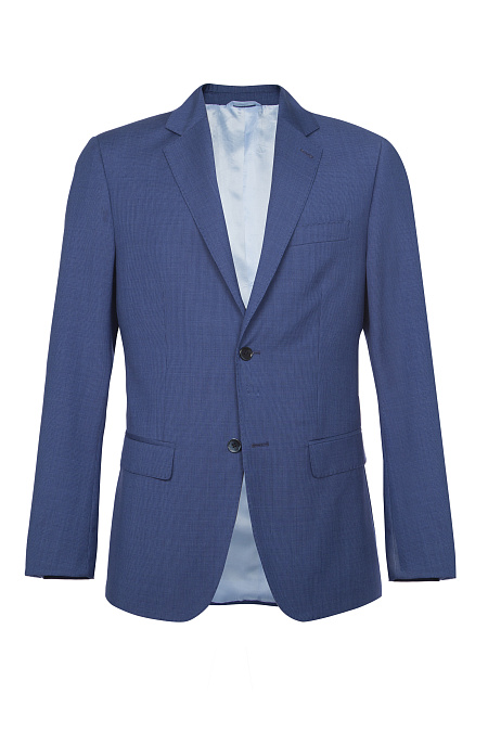 Мужской костюм из тонкой шерсти синего цвета  Meucci (Италия), арт. MI 2200191RD/11027 - фото. Цвет: Синий. Купить в интернет-магазине https://shop.meucci.ru
