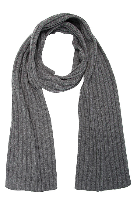 Шарф из шерсти с кашемиром  серого цвета  для мужчин бренда Meucci (Италия), арт. SF/90102023/SM19047 - фото. Цвет: Серый. Купить в интернет-магазине https://shop.meucci.ru
