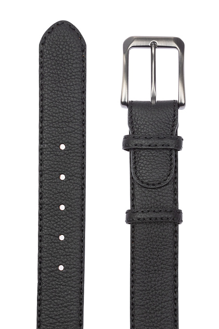 Кожаный ремень черный для мужчин бренда Meucci (Италия), арт. 401098318-100 - фото. Цвет: Черный. Купить в интернет-магазине https://shop.meucci.ru
