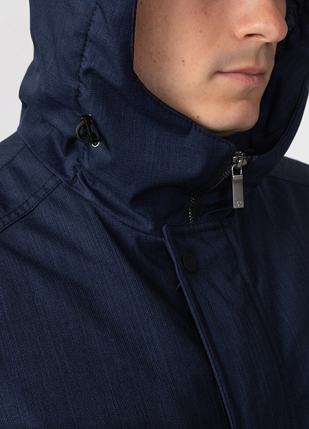 Куртка для мужчин бренда Meucci (Италия), арт. 2011 - фото. Цвет: Темно-синий. Купить в интернет-магазине https://shop.meucci.ru
