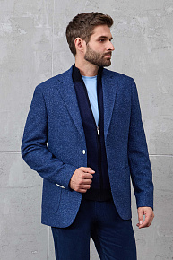 Пиджак с меланжевым эффектом из шерсти, шелка и кашемира  (MI 1200181DR/11742)