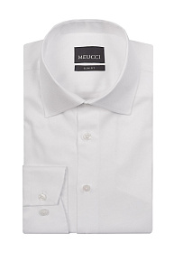 Белая рубашка из хлопка Sea Island  (SL 10224070/301037)