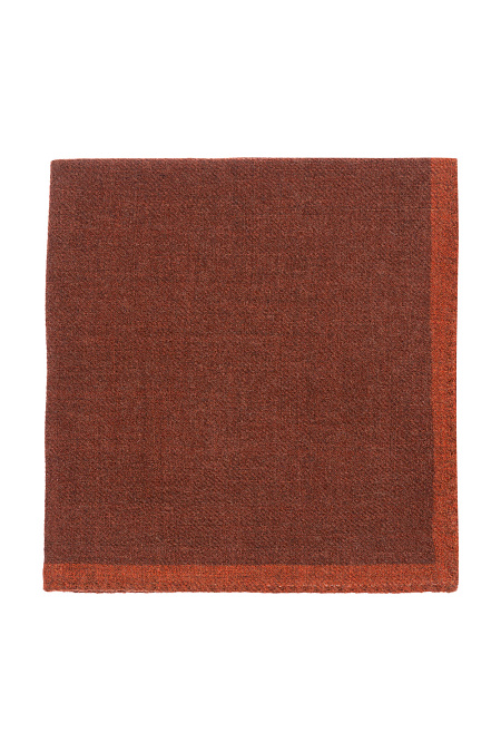 Платок-паше из шерсти  для мужчин бренда Meucci (Италия), арт. TJ5864 VAR.5/25 - фото. Цвет: Кирпичный. Купить в интернет-магазине https://shop.meucci.ru
