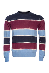 Хлопковый джемпер с цветными полосами  (55167/18176/922)