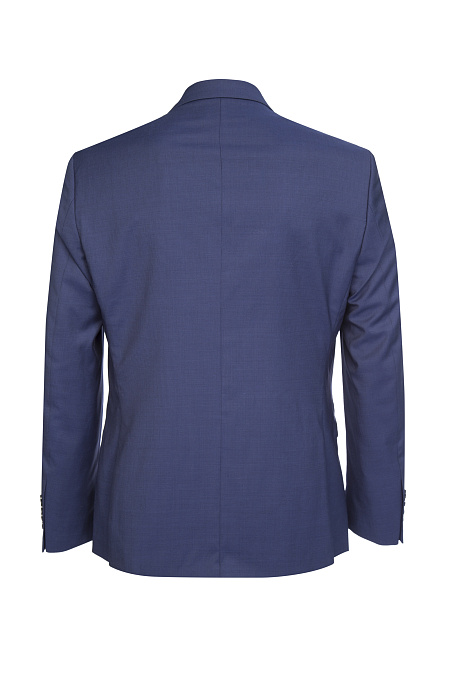 Мужской синий костюм из шерстяной ткани  Meucci (Италия), арт. MI 2200191/22010 - фото. Цвет: Синий. Купить в интернет-магазине https://shop.meucci.ru
