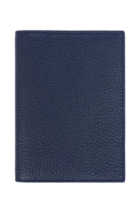 Обложка для документов с картхолдером темно-синяя  для мужчин бренда Meucci (Италия), арт. О-78174 - фото. Цвет: Темно-синий. Купить в интернет-магазине https://shop.meucci.ru
