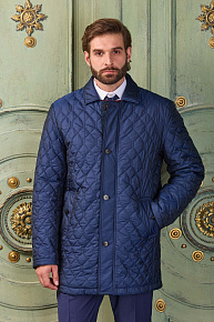Утепленная куртка в классическом стиле из стеганого полотна (3959)
