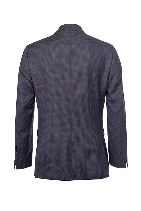 Мужской пиджак с сине-бордовым жаккардовым дизайном Meucci (Италия), арт. MI 1200181CR/11633 - фото. Цвет: Темно-синий. Купить в интернет-магазине https://shop.meucci.ru
