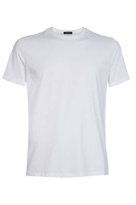 Базовая футболка белого цвета для мужчин бренда Meucci (Италия), арт. TSH 1024-1 - фото. Цвет: Белый. Купить в интернет-магазине https://shop.meucci.ru
