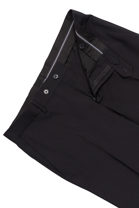 Мужской костюм из шерсти черного цвета  Meucci (Италия), арт. MI 2200191/11009 - фото. Цвет: Черный.