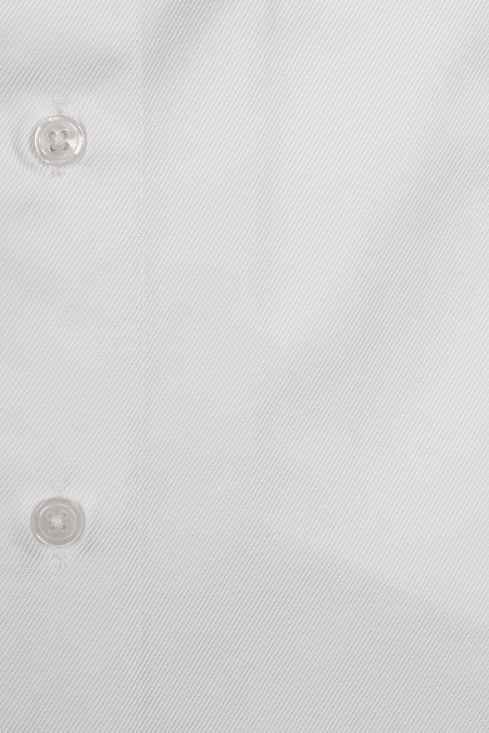 Модная мужская белая рубашка из хлопка sea island  арт. SL 10224070/301037 от Meucci (Италия) - фото. Цвет: Белый.
