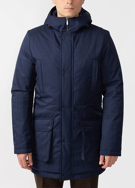 Куртка для мужчин бренда Meucci (Италия), арт. 2011 - фото. Цвет: Темно-синий. Купить в интернет-магазине https://shop.meucci.ru
