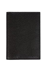 Обложка для документов с картхолдером черного цвета  (О-78173)