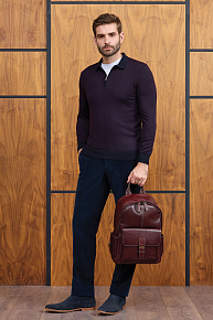 Брюки из хлопкового темно-синего микровельвета  (DV 1060 BLUE)