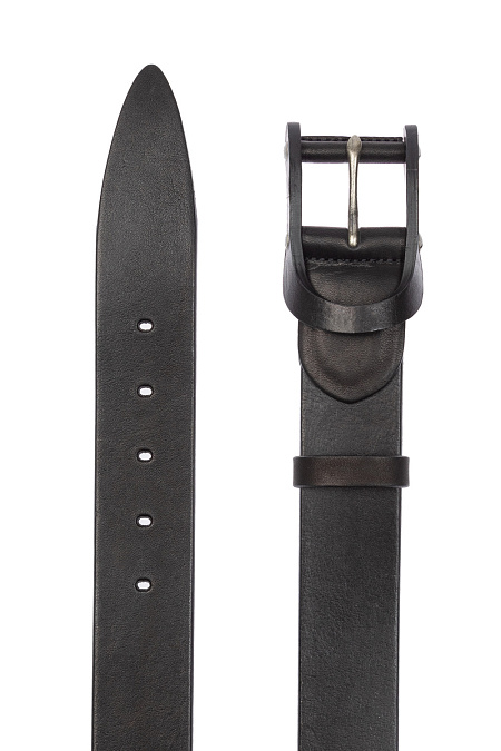 Кожаный ремень черный для мужчин бренда Meucci (Италия), арт. 01664103-100 - фото. Цвет: Черный. Купить в интернет-магазине https://shop.meucci.ru
