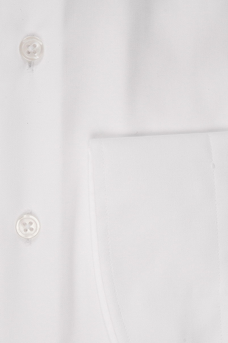 Модная мужская классическая белая рубашка с эффектом non iron  арт. CL 10224070/301004 от Meucci (Италия) - фото. Цвет: Белый.
