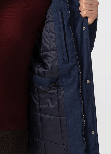 Куртка для мужчин бренда Meucci (Италия), арт. 2011 - фото. Цвет: Темно-синий. Купить в интернет-магазине https://shop.meucci.ru
