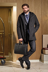 Кожаная сумка-портфель (O-78137 R)