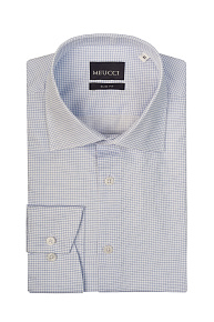 Рубашка белая в цветную клетку  (SL 9020 R 0291 CEL/231123)