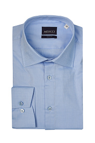Рубашка голубая с микродизайном (SL 9020 RL 0291 BAS/231135)