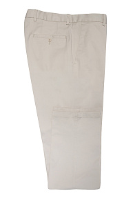 Брюки летние из хлопка светло-бежевые (DR 7532 CREMA)