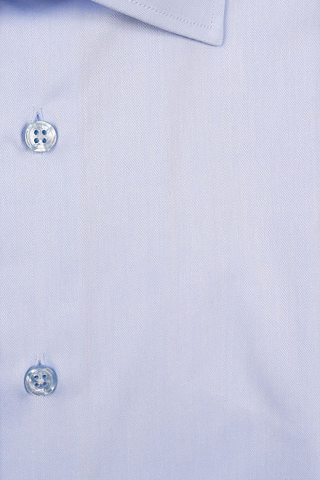 Модная мужская рубашка светло-голубая  с эффектом non iron  арт. SL 10224070/301005 от Meucci (Италия) - фото. Цвет: Светло-голубая.
