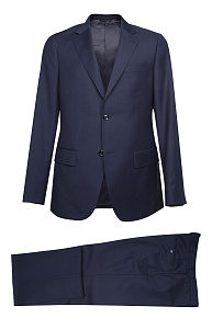 Темно-синий костюм из тонкой шерсти  (MI 2200191RD/8043)