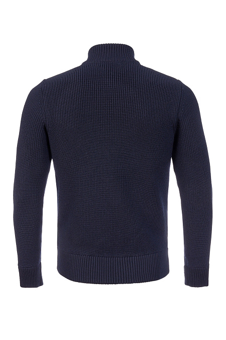 Трикотажная куртка темно-синяя с застежкой на молнию SWALC/5E1251 для мужчин бренда Meucci (Италия), арт. SWALC/5E1251 - фото. Цвет: Темно-синий. Купить в интернет-магазине https://shop.meucci.ru
