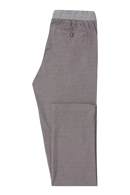 Мужские брендовые брюки арт. 3M710 HU00 MORO Meucci (Италия) - фото. Цвет: Коричневый. Купить в интернет-магазине https://shop.meucci.ru
